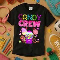 Candy Crew Candy Costume Candy Land Sweetie Kids T-Shirt thumb 3