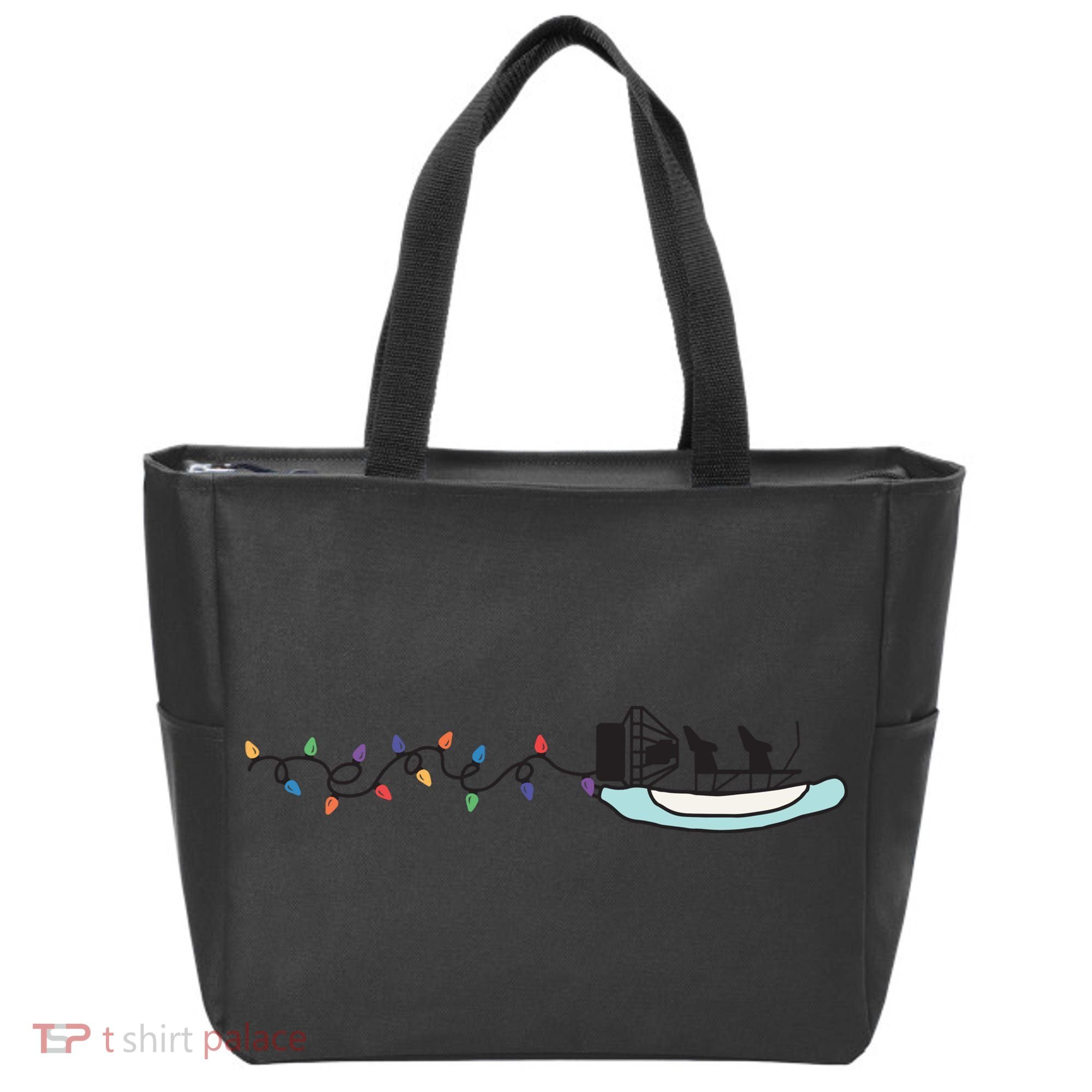 Cooter Canoe Christmas Purewick Sweater Funny Nurse Tote Bag