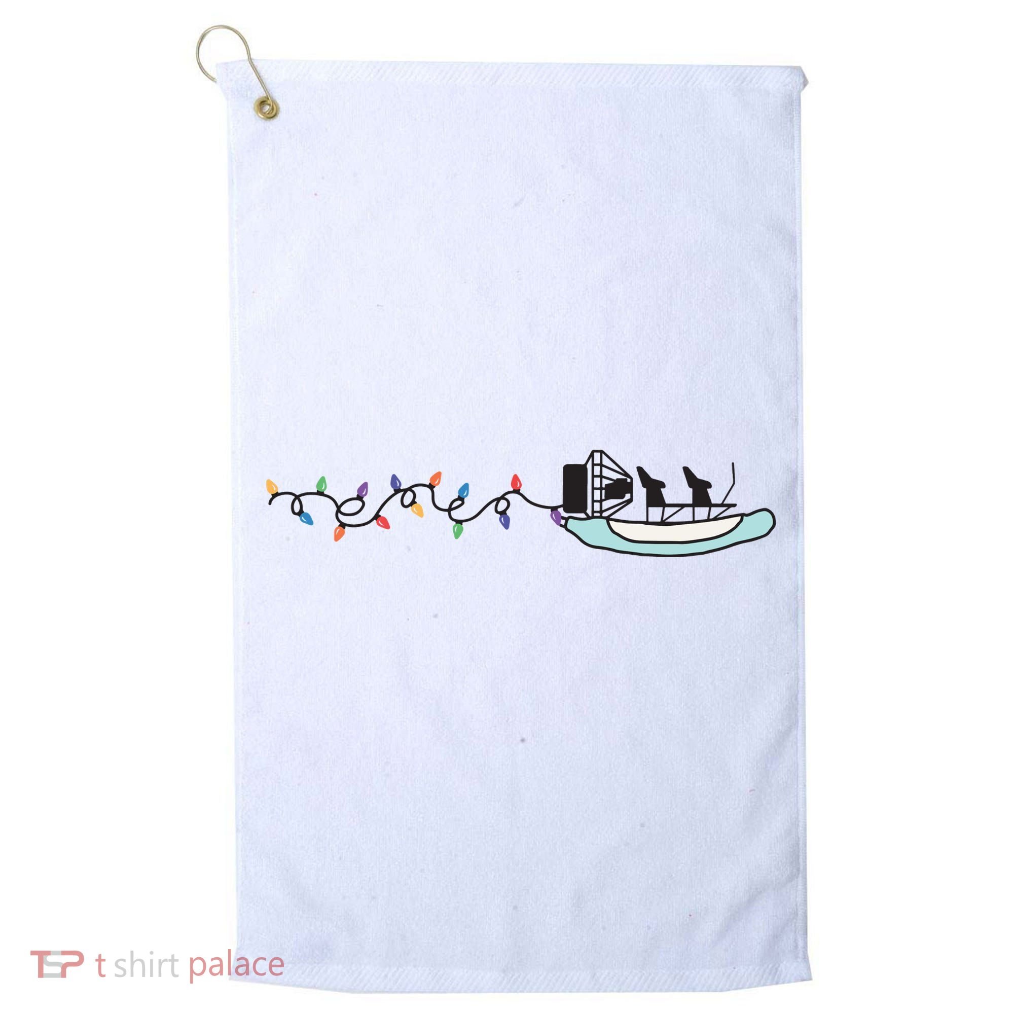 Cooter Canoe Christmas Purewick Sweater Funny Nurse Golf Towel