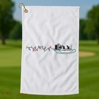 Cooter Canoe Christmas Purewick Sweater Funny Nurse Golf Towel thumb 1