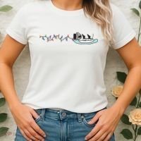 Cooter Canoe Christmas Purewick Sweater Funny Nurse Women's T-Shirt thumb 2