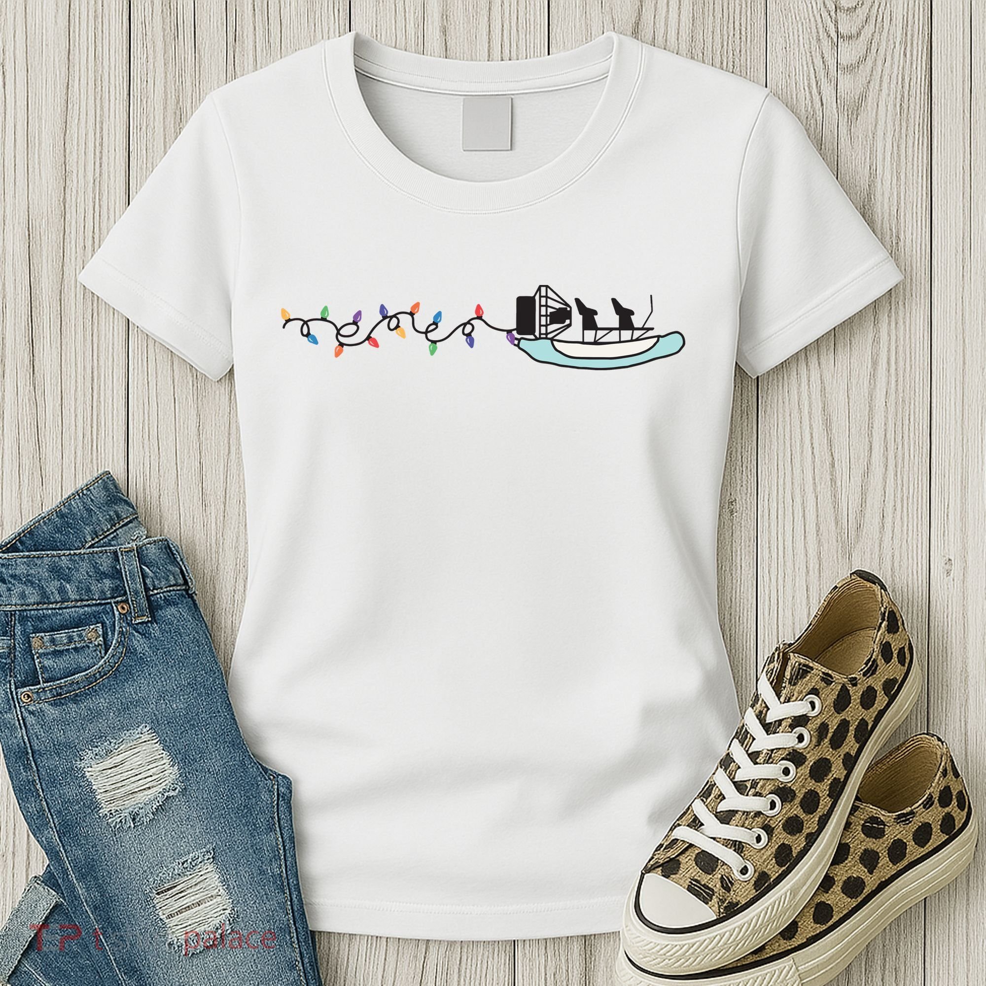 Cooter Canoe Christmas Purewick Sweater Funny Nurse Women's T-Shirt