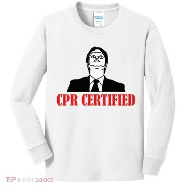 Cpr Certified Kids Long Sleeve Shirt