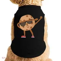 Chocolate Chip Cookie Funny Dabbing Drop Cookie Baking Lover Gift Doggie Tank thumb 0