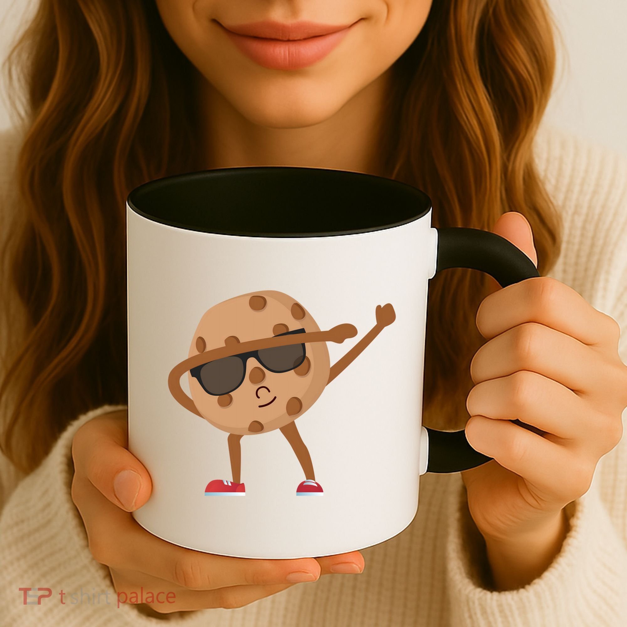 Chocolate Chip Cookie Funny Dabbing Drop Cookie Baking Lover Gift Coffee Mug