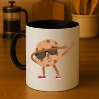 Chocolate Chip Cookie Funny Dabbing Drop Cookie Baking Lover Gift Coffee Mug thumb 4