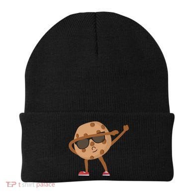 Chocolate Chip Cookie Funny Dabbing Drop Cookie Baking Lover Gift Beanie