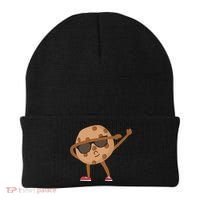 Chocolate Chip Cookie Funny Dabbing Drop Cookie Baking Lover Gift Beanie thumb 0