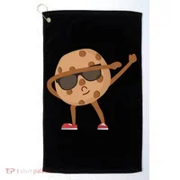 Chocolate Chip Cookie Funny Dabbing Drop Cookie Baking Lover Gift Golf Towel thumb 0