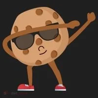 Chocolate Chip Cookie Funny Dabbing Drop Cookie Baking Lover Gift Golf Towel thumb 3