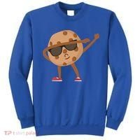 Chocolate Chip Cookie Funny Dabbing Drop Cookie Baking Lover Gift Sweatshirt thumb 0
