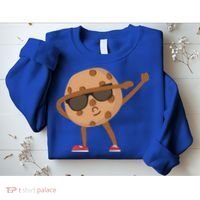 Chocolate Chip Cookie Funny Dabbing Drop Cookie Baking Lover Gift Sweatshirt thumb 2