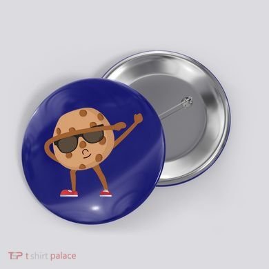 Chocolate Chip Cookie Funny Dabbing Drop Cookie Baking Lover Gift Button