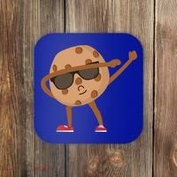Chocolate Chip Cookie Funny Dabbing Drop Cookie Baking Lover Gift Coaster thumb 0