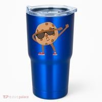 Chocolate Chip Cookie Funny Dabbing Drop Cookie Baking Lover Gift Tumbler thumb 0