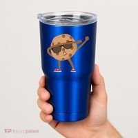 Chocolate Chip Cookie Funny Dabbing Drop Cookie Baking Lover Gift Tumbler thumb 2