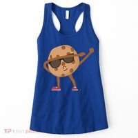 Chocolate Chip Cookie Funny Dabbing Drop Cookie Baking Lover Gift Women's Tank Top thumb 0