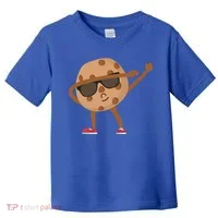 Chocolate Chip Cookie Funny Dabbing Drop Cookie Baking Lover Gift Toddler T-Shirt thumb 0