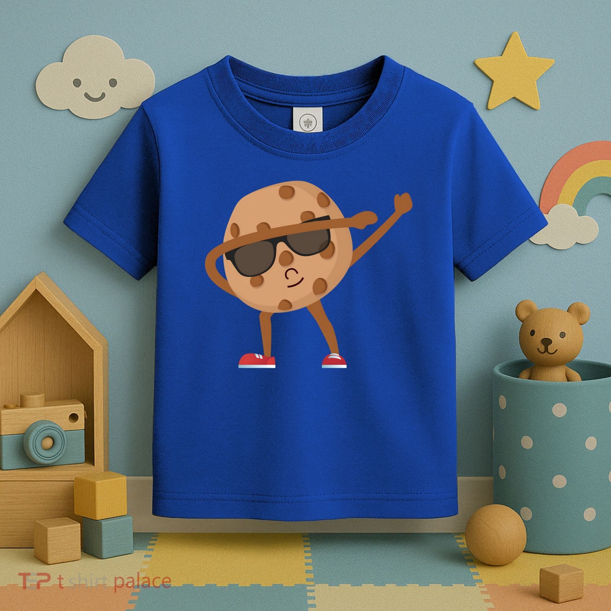 Chocolate Chip Cookie Funny Dabbing Drop Cookie Baking Lover Gift Toddler T-Shirt