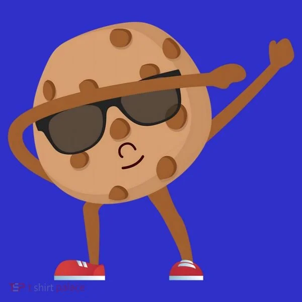 Chocolate Chip Cookie Funny Dabbing Drop Cookie Baking Lover Gift Women's T-Shirt