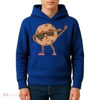 Chocolate Chip Cookie Funny Dabbing Drop Cookie Baking Lover Gift Kids Hoodie thumb 4