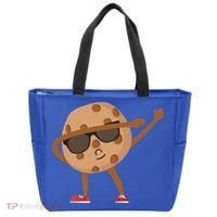 Chocolate Chip Cookie Funny Dabbing Drop Cookie Baking Lover Gift Tote Bag thumb 0