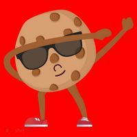 Chocolate Chip Cookie Funny Dabbing Drop Cookie Baking Lover Gift Santa Hat thumb 1