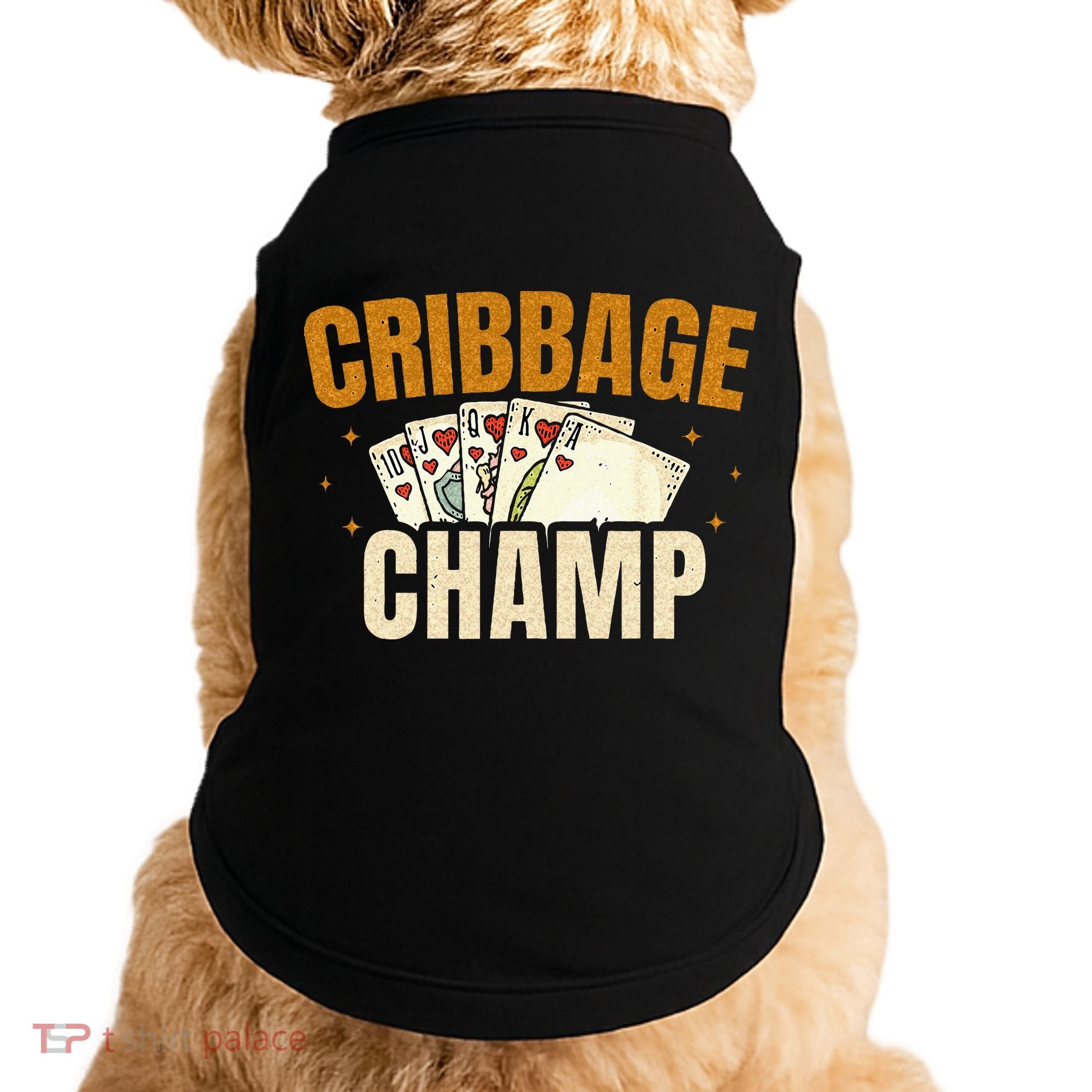 Cribbage Champ Card Game Players Doggie Tank