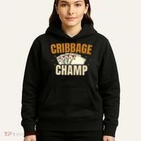 Cribbage Champ Card Game Players Hoodie thumb 5