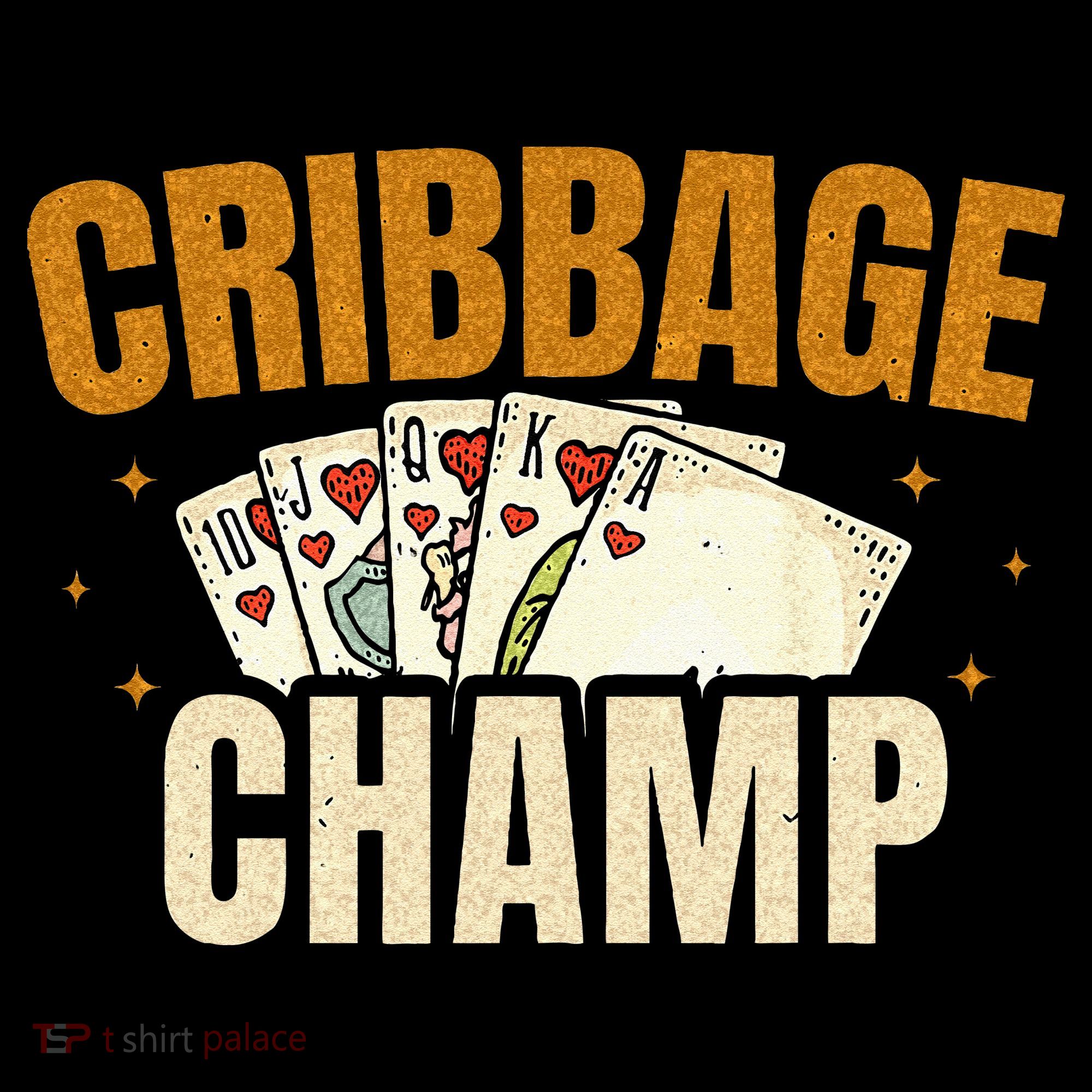 Cribbage Champ Card Game Players Hoodie