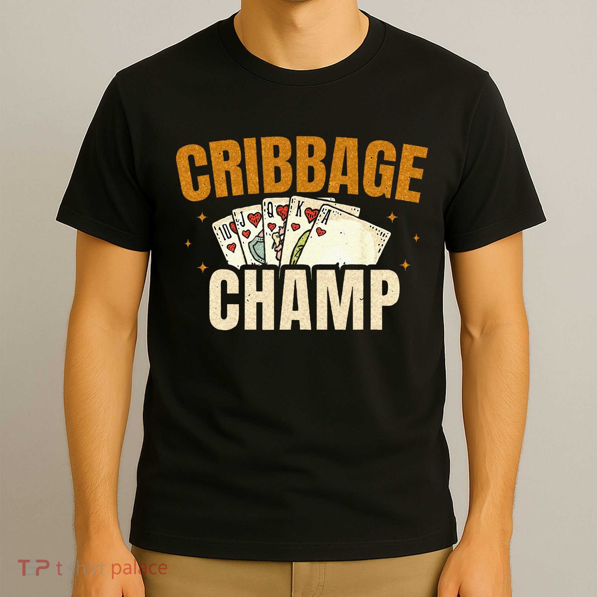 Cribbage Champ Card Game Players T-Shirt