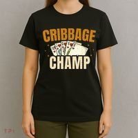 Cribbage Champ Card Game Players T-Shirt thumb 4