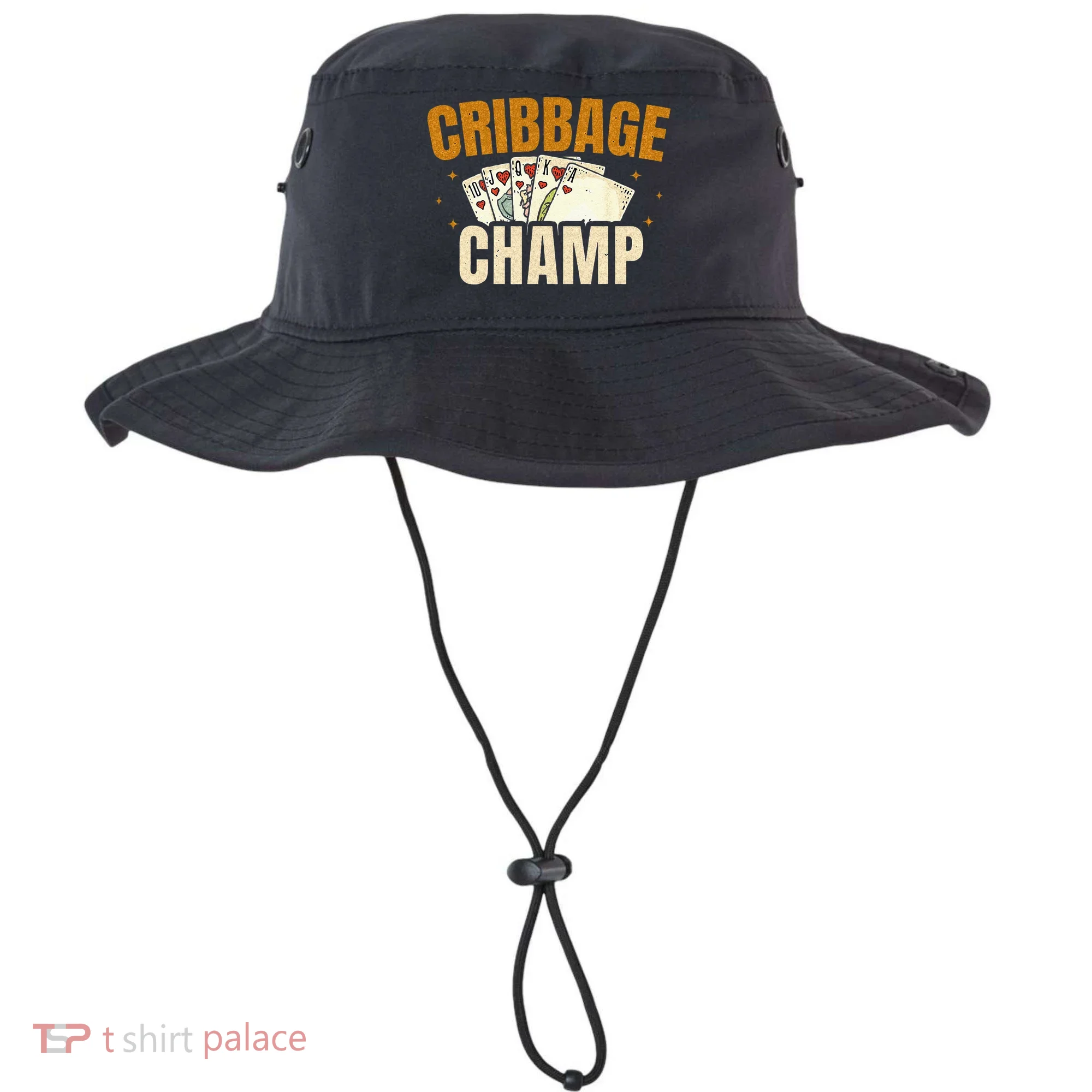Cribbage Champ Card Game Players Bucket Hat