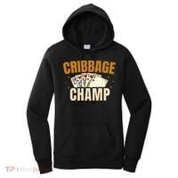 Cribbage Champ Card Game Players Women's Hoodie thumb 0