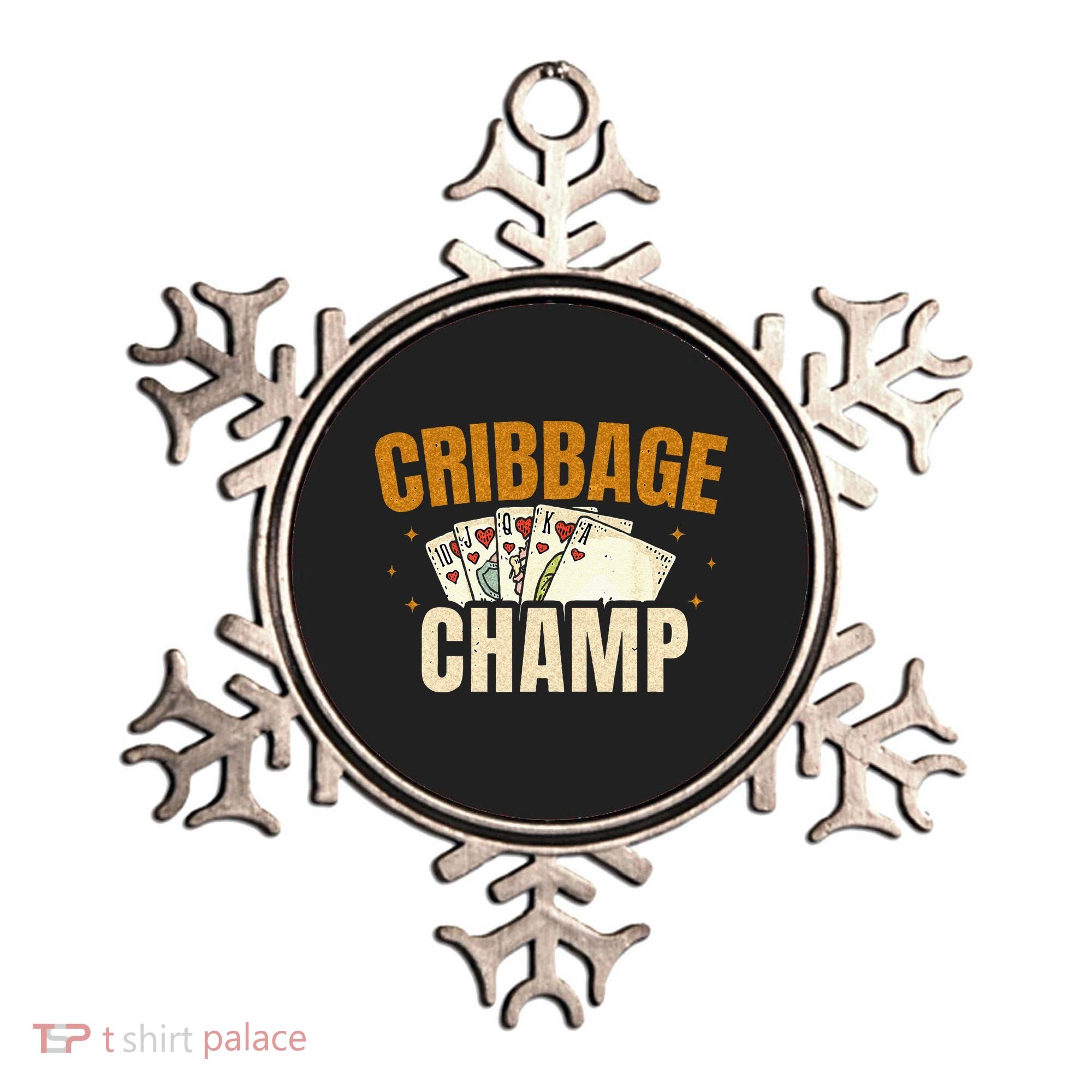 Cribbage Champ Card Game Players Ornament