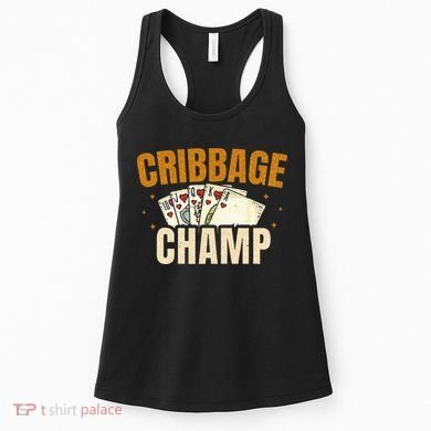 Cribbage Champ Card Game Players Women's Tank Top