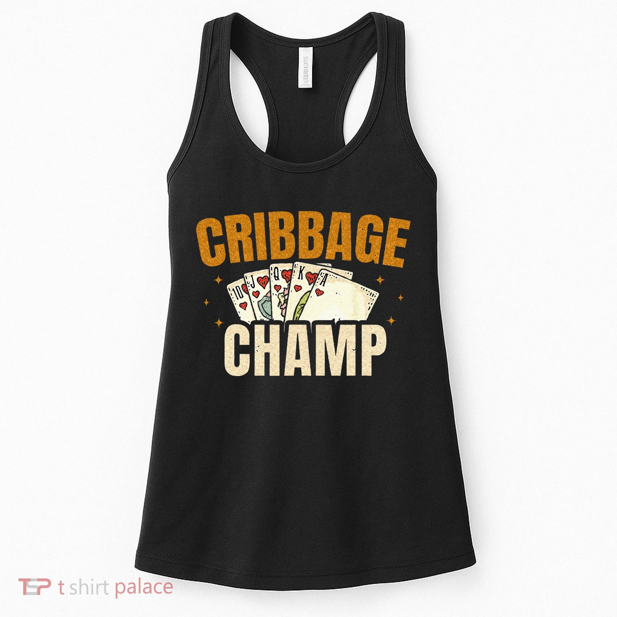 Cribbage Champ Card Game Players Women's Tank Top