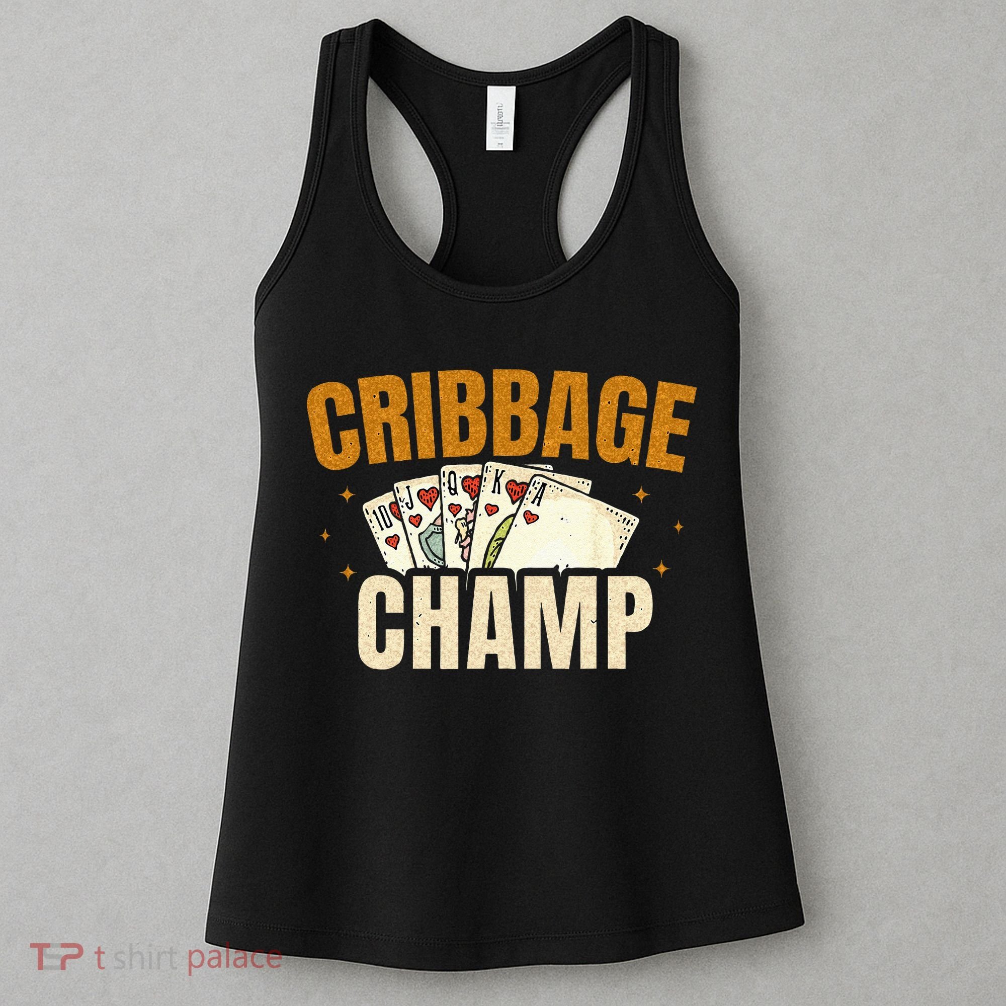 Cribbage Champ Card Game Players Women's Tank Top