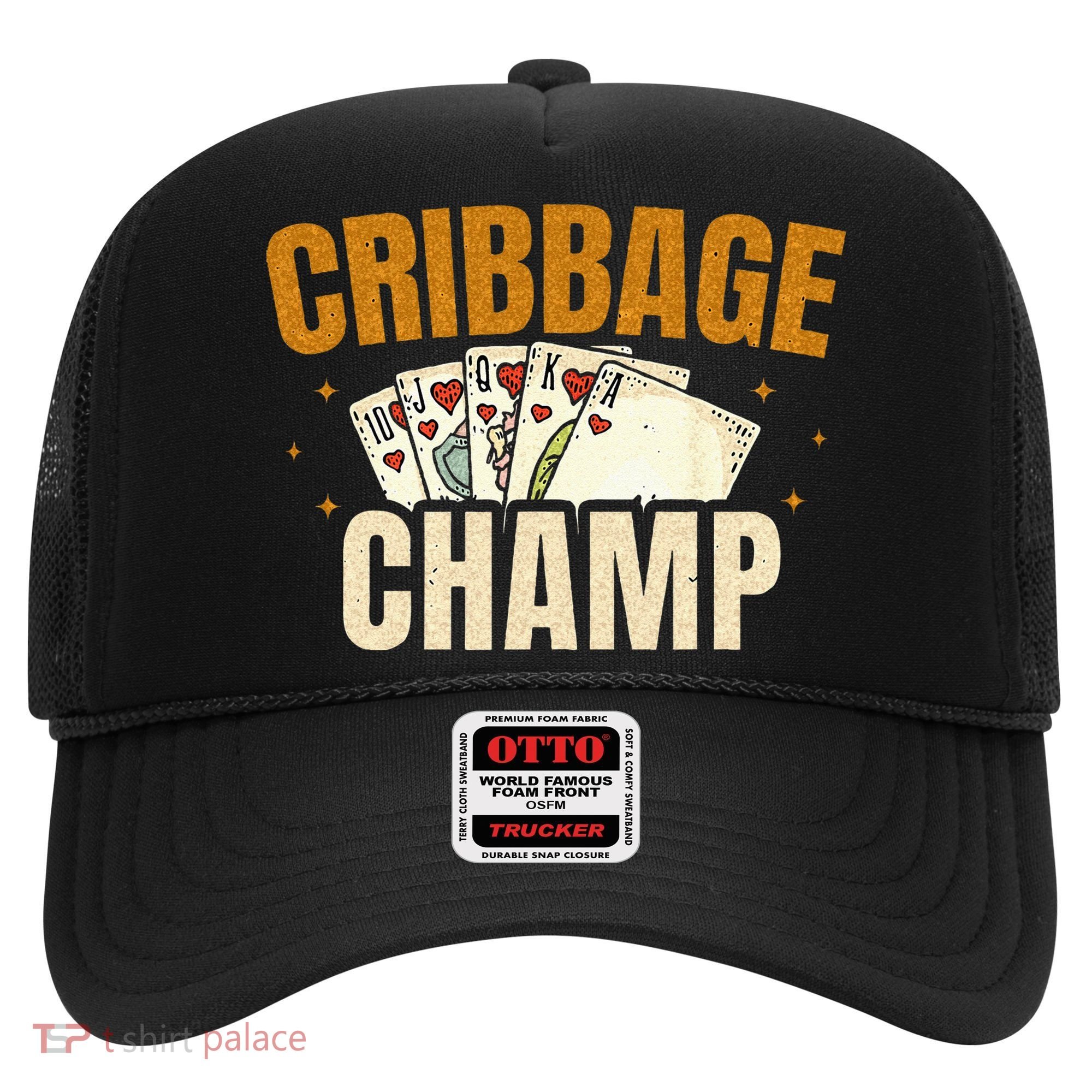 Cribbage Champ Card Game Players Hat