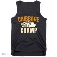 Cribbage Champ Card Game Players Tank Top thumb 0