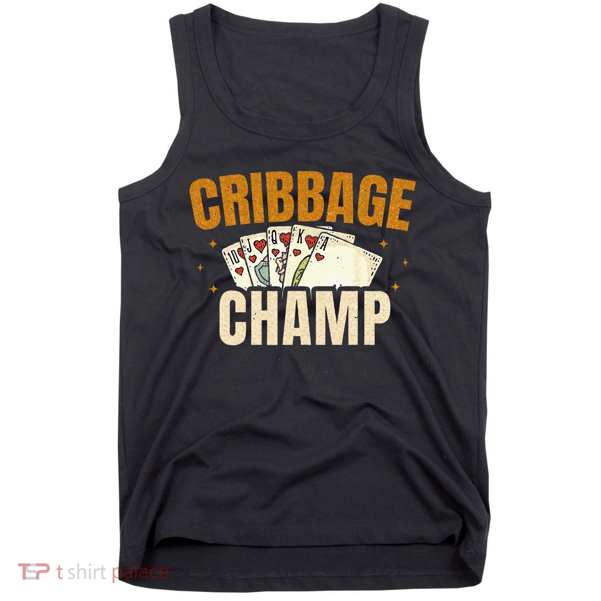 Cribbage Champ Card Game Players Tank Top
