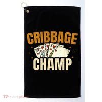 Cribbage Champ Card Game Players Golf Towel thumb 0