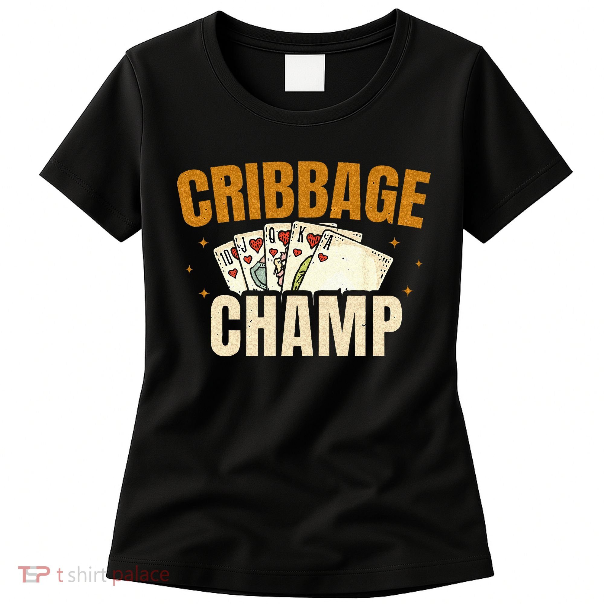 Cribbage Champ Card Game Players Women's T-Shirt