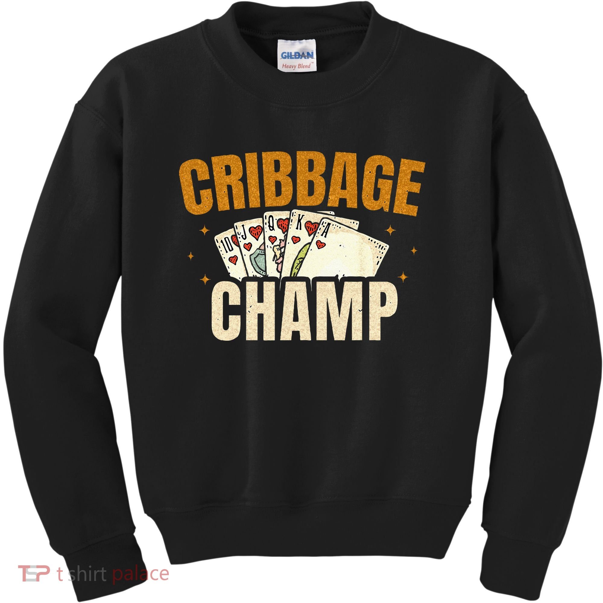 Cribbage Champ Card Game Players Kids Sweatshirt