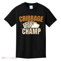 Cribbage Champ Card Game Players Kids T-Shirt thumb 0