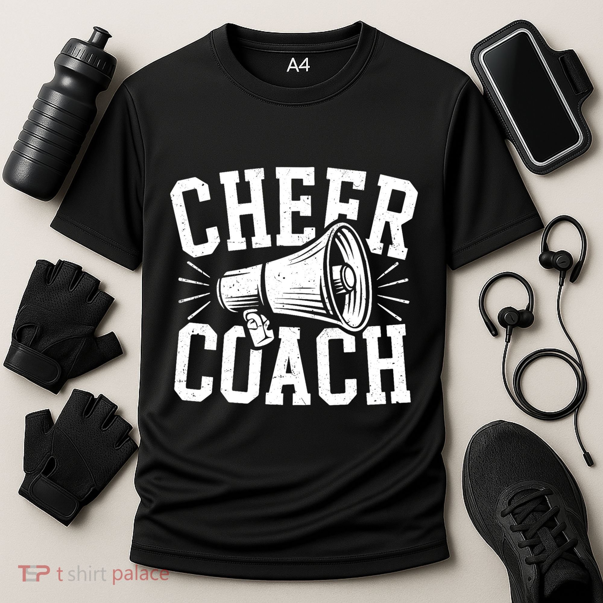 Cheer Coach Cheerleading Cheerleader Coach Cooling Performance Crew T-Shirt