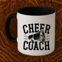 Cheer Coach Cheerleading Cheerleader Coach Coffee Mug thumb 2