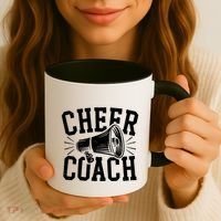 Cheer Coach Cheerleading Cheerleader Coach Coffee Mug thumb 3