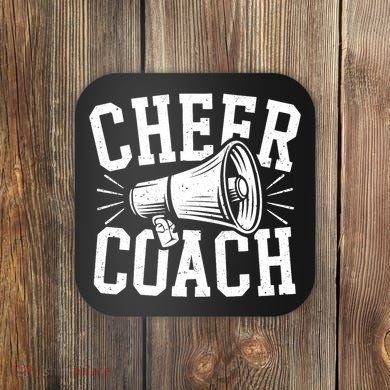 Cheer Coach Cheerleading Cheerleader Coach Coaster