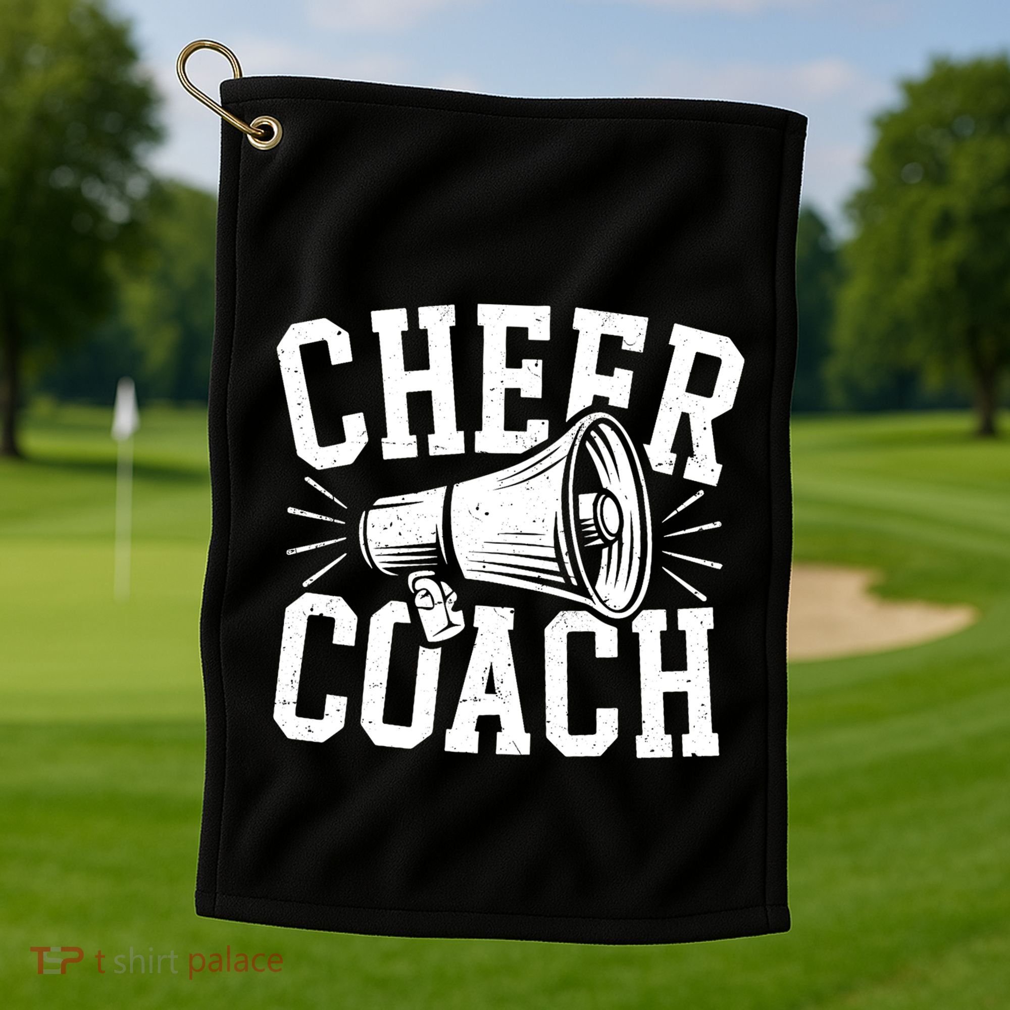 Cheer Coach Cheerleading Cheerleader Coach Golf Towel